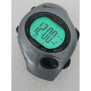 NIKE Triax WG41-0010 26 Lap SIlver Blue Tone Sport Sports Vintage Watch